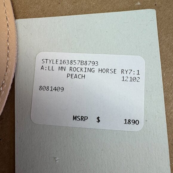 Burberry Mini Rocking Horse Shoulder Bag - Peach - Picture 13 of 13